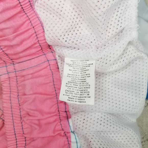 AMS Swimwear popsicle print swim shorts multi color size XG beach gym mesh liner - Picture 10 of 10